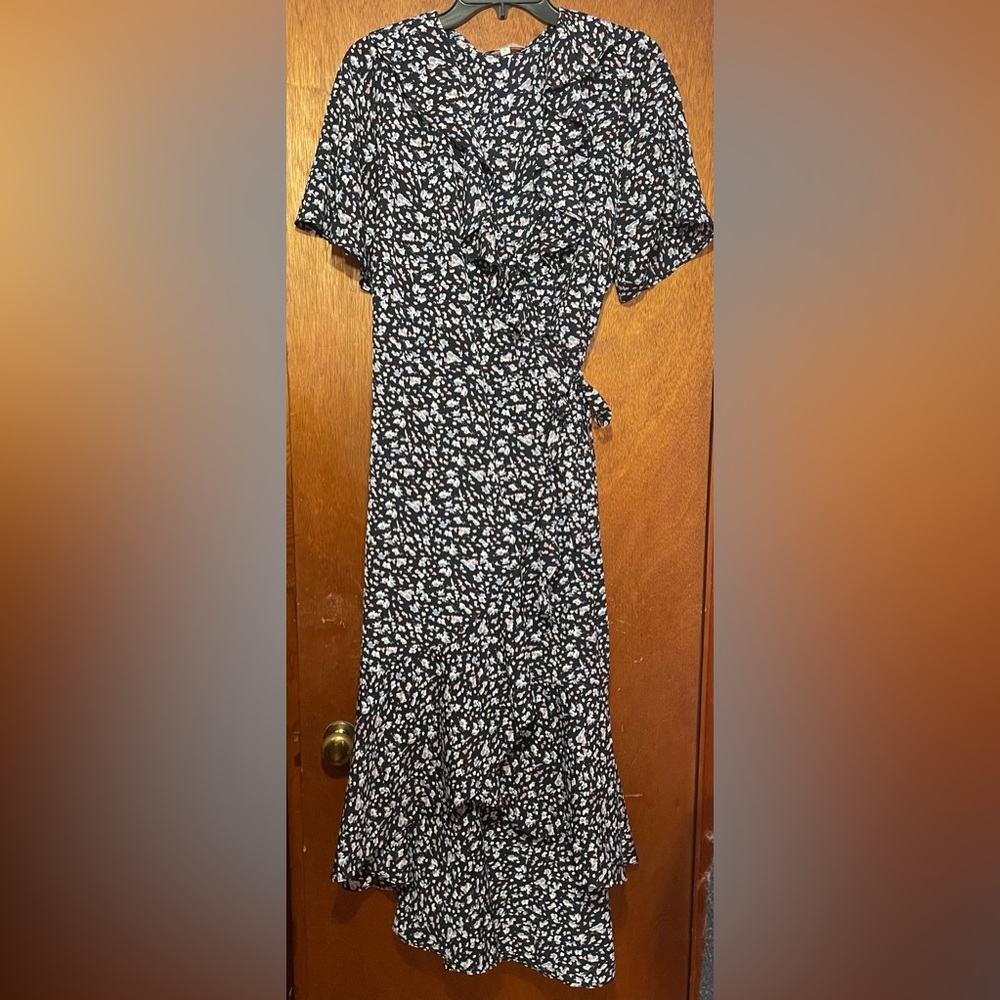 Neesees/ Skies Are Blue High Low Floral Dress
